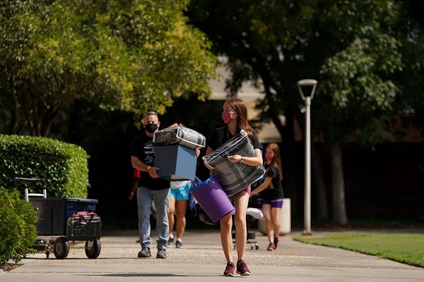 Move-in Day for the Fall 2020 semester.