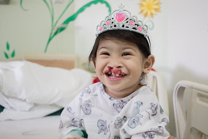 Natasha never forgets to wear two things -- her tiara and her smile!