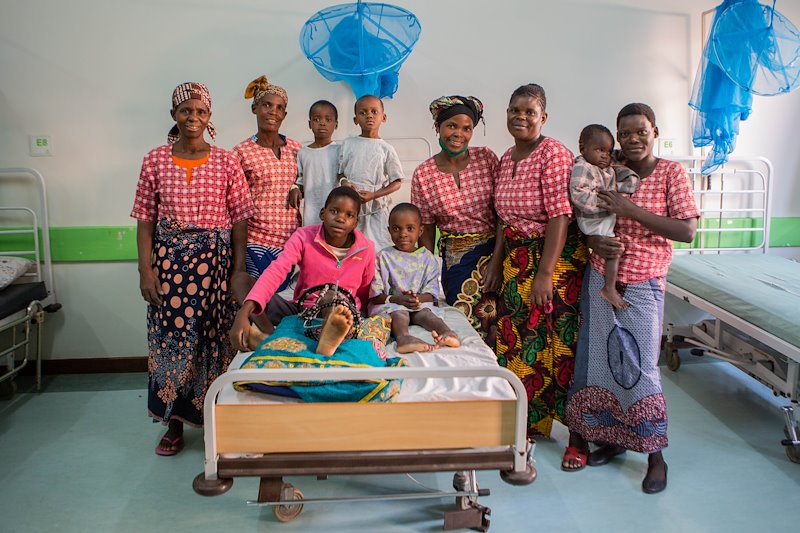 Our ward family! These ladies take good care of their children at the hospital.