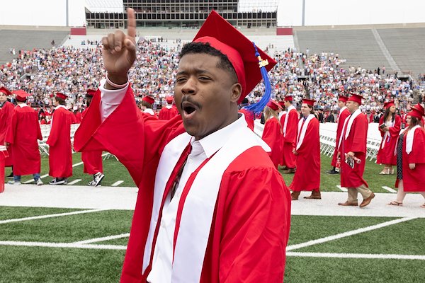 Miami University's 2024 spring commencement ceremony was held May 18 at Yager Stadium.