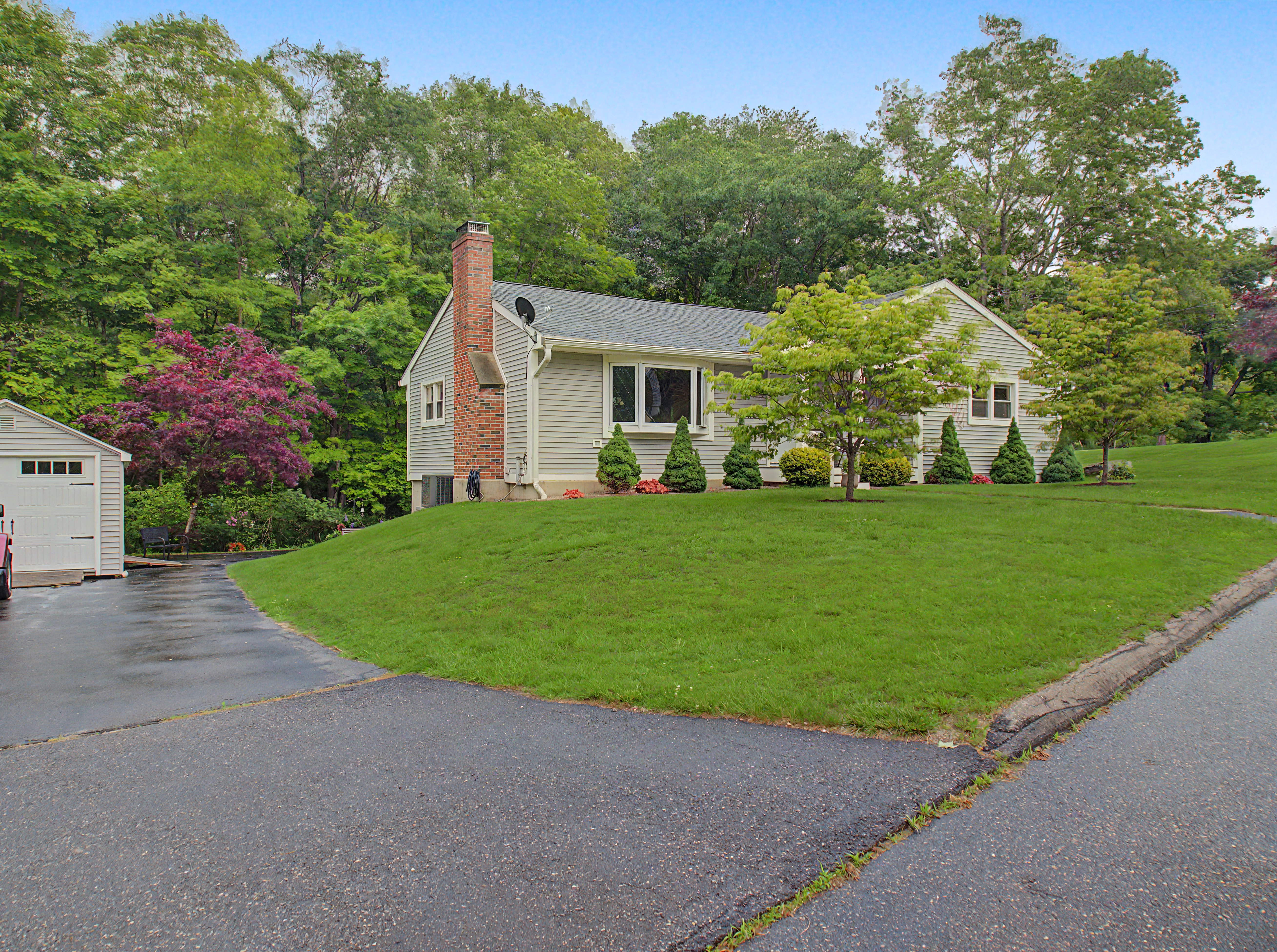 Home in Deep River, Connecticut, photographed by Ari Lee
