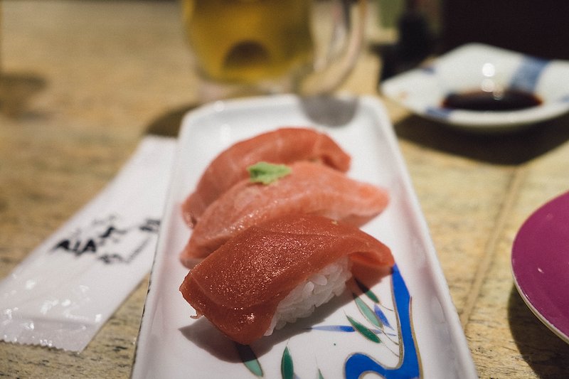 3 different types of tuna.