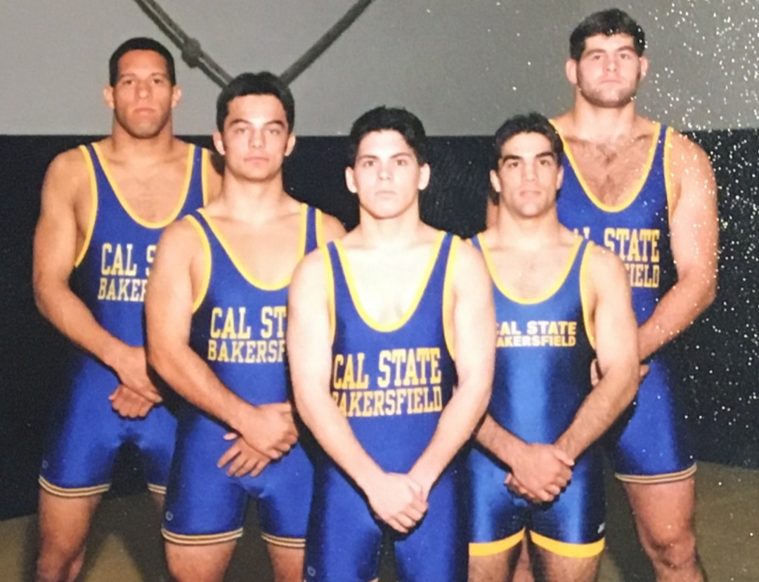 Neal, far right, with fellow wrestlers (l to r): Raphael “Noodle” Davis ...