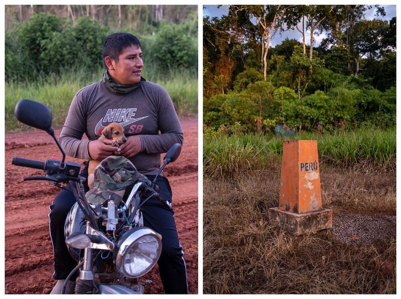 Juan Carlos Sotomayor, a border patrol agent along the Peru’s border with Bolivia. Photos: Alejandro Saldívar