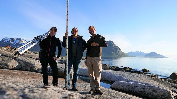 From left to right, Marthe Larsen Haarr (SALT), Joan Fabres and Levi Westerveld (GRID-Arendal). Photo by Levi Westerveld.
