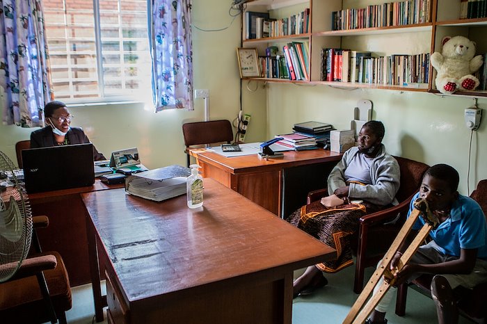 A spiritual ministry counseling session.