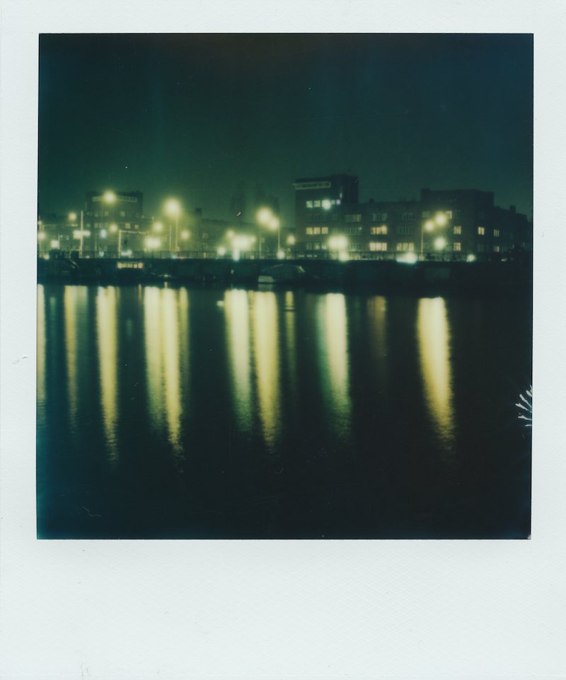 Long exposure of the Amstel River in Amsterdam