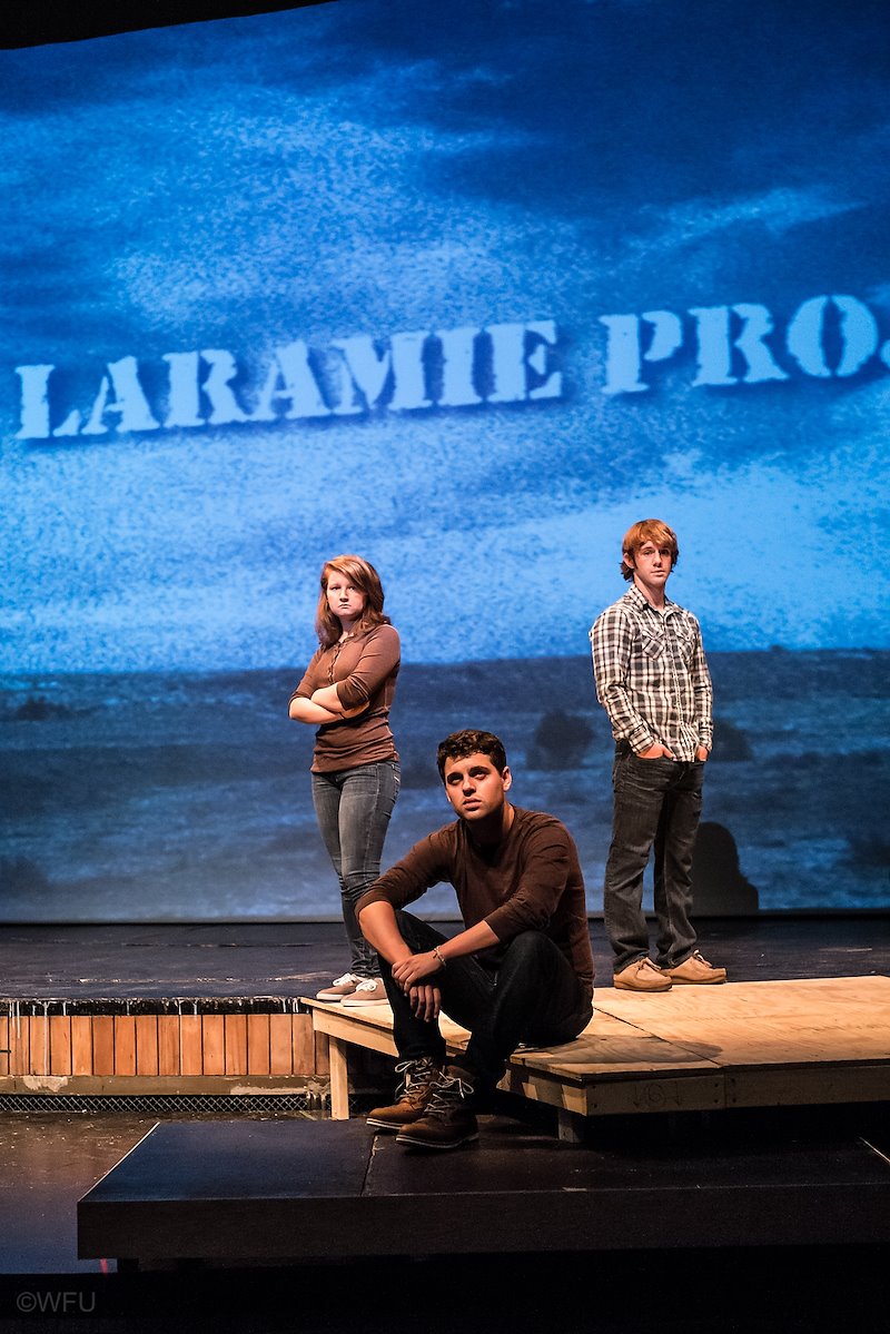 Professor Brook Davis directed The Laramie Project on the mainstage theatre.