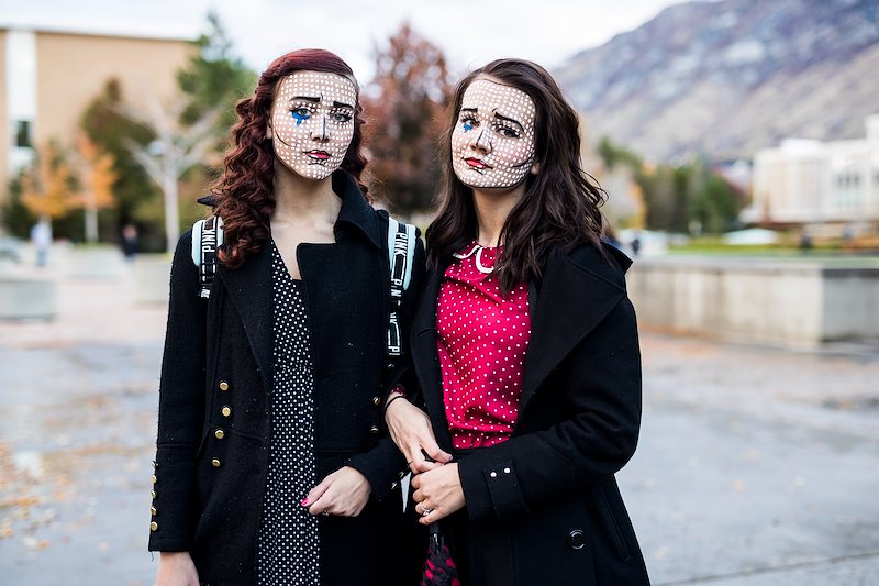Students dress up for Halloween on campus - Photo by Nate Edwards/BYU