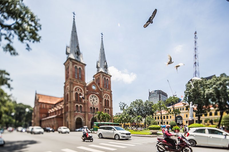 HCMC's version of Notre Dame Cathedral.