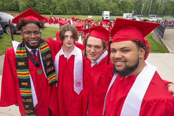 Miami University's 2024 spring commencement ceremony was held May 18 at Yager Stadium.