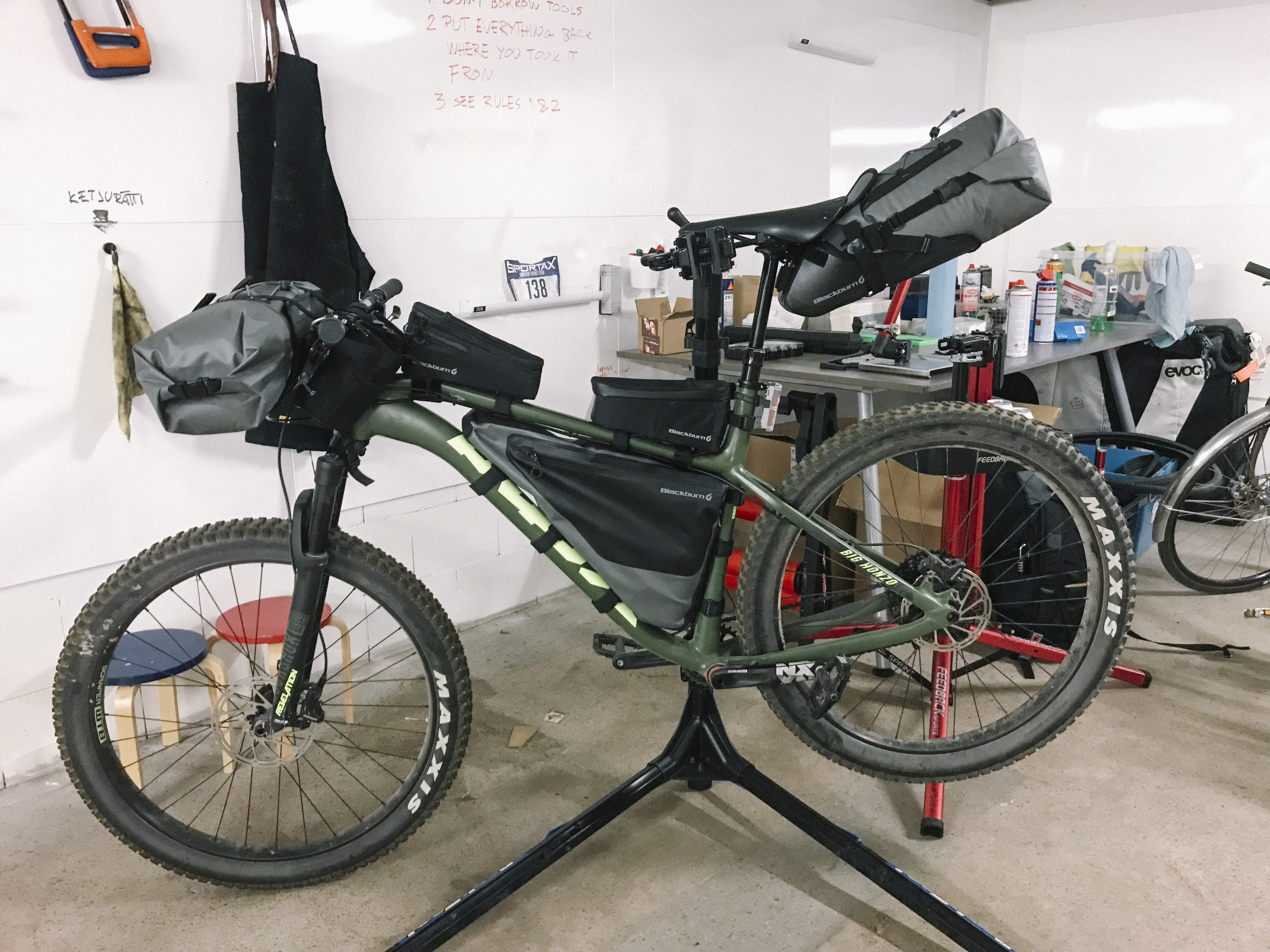 kona big honzo bikepacking