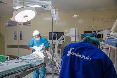 We are grateful to our partners Smile Train who help us provide cleft lip and palate surgeries to children who need them.