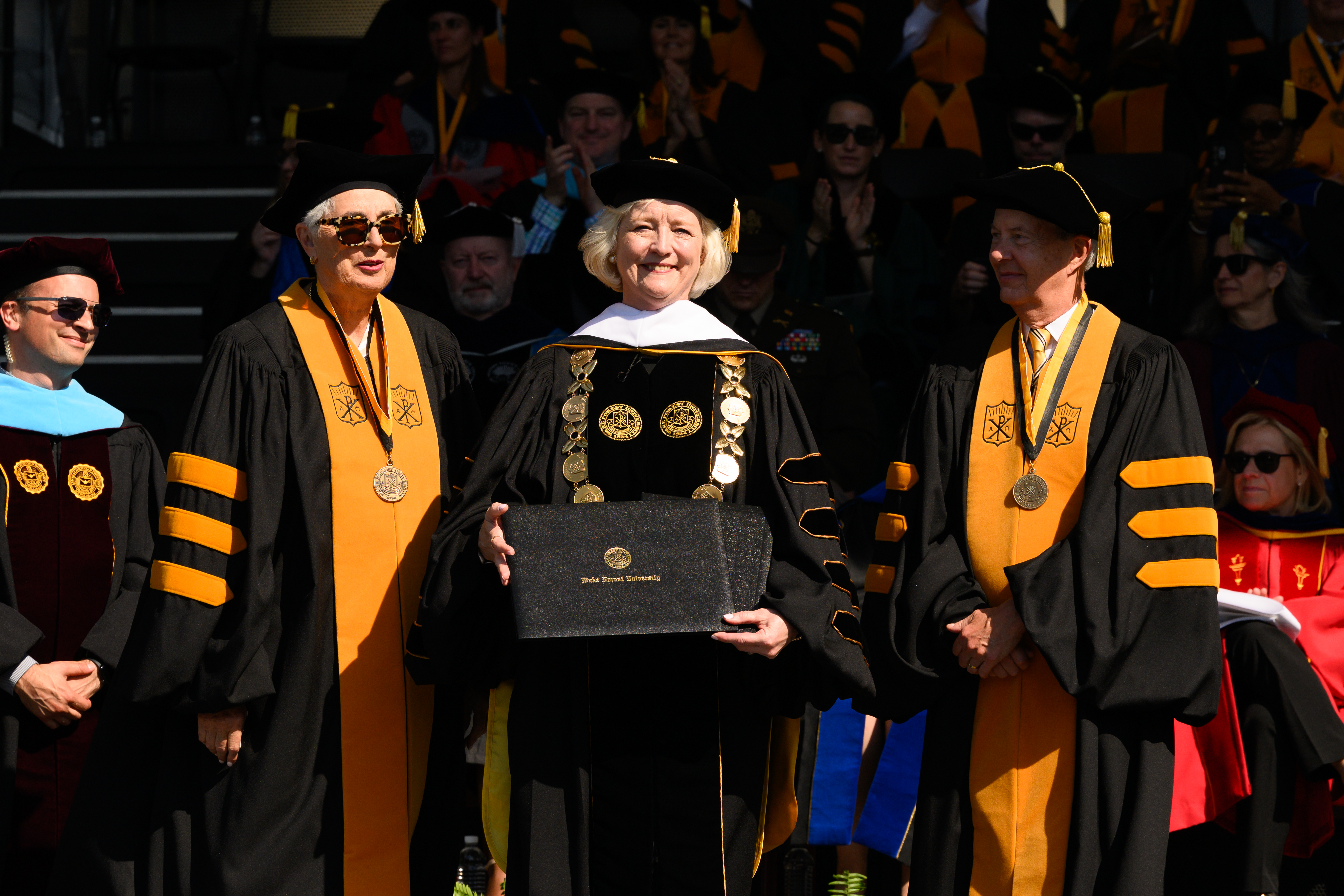 Wake Forest University students, family, friends, faculty, and staff ...
