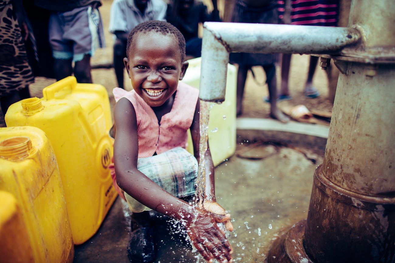 Water in all the refugee camps is a precious commodity.