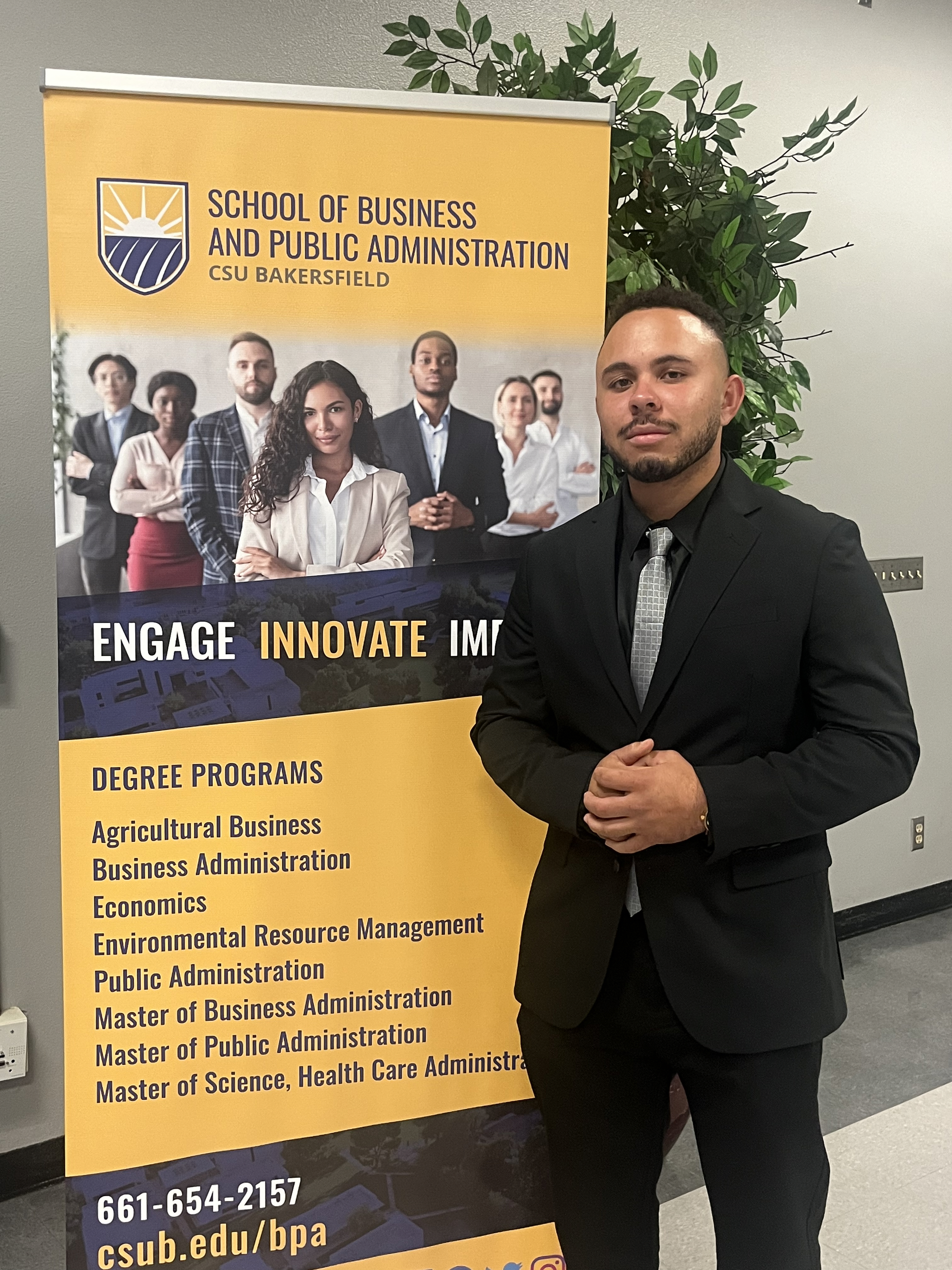 CSUB student Phillip Roberts was one of the participants in the first ...