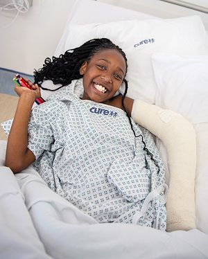 All smiles from Tanaka in the ward post surgery.