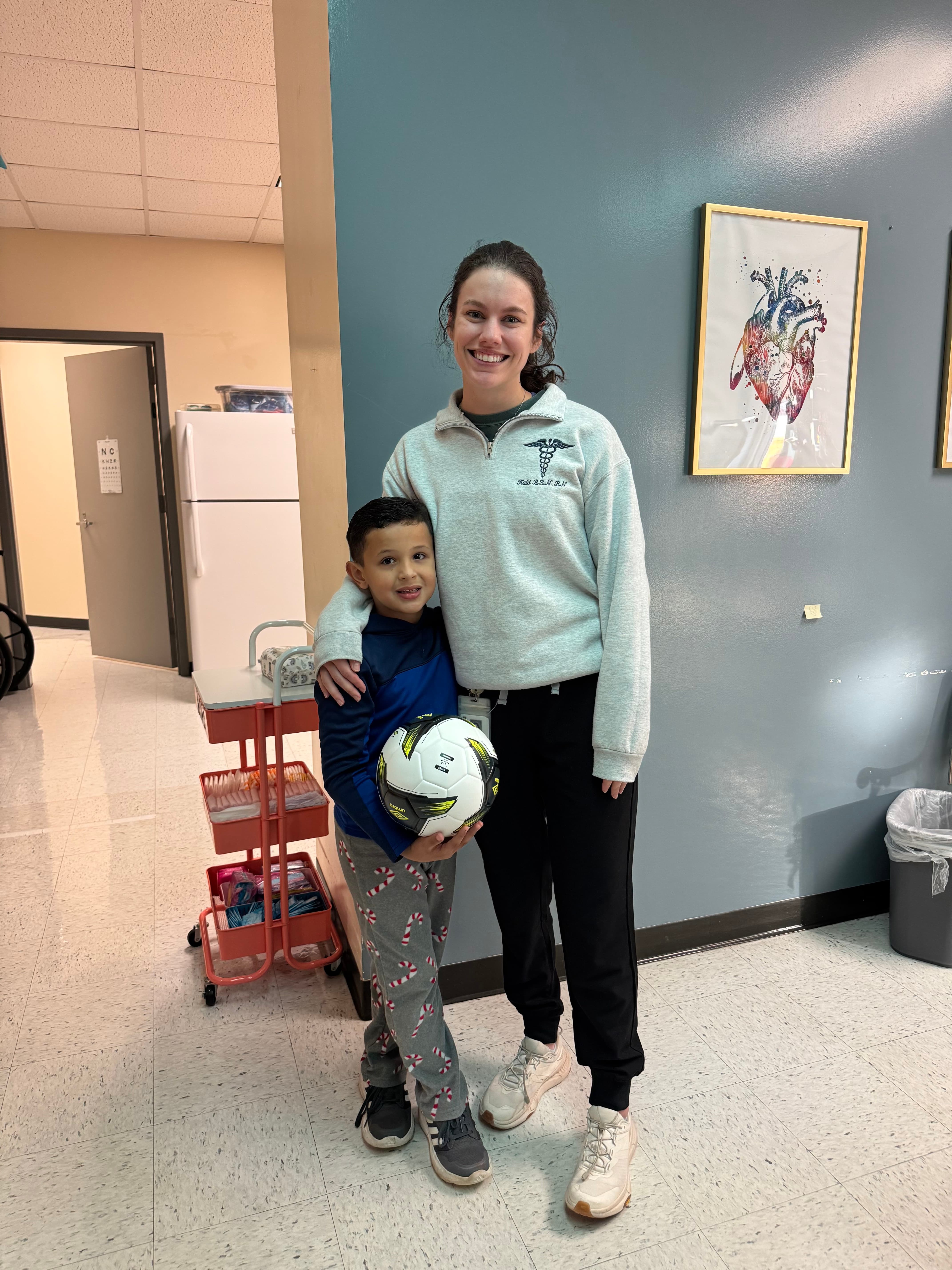 A Bond Beyond the Clinic: Roth Elementary’s Nurse Smith and Felipe