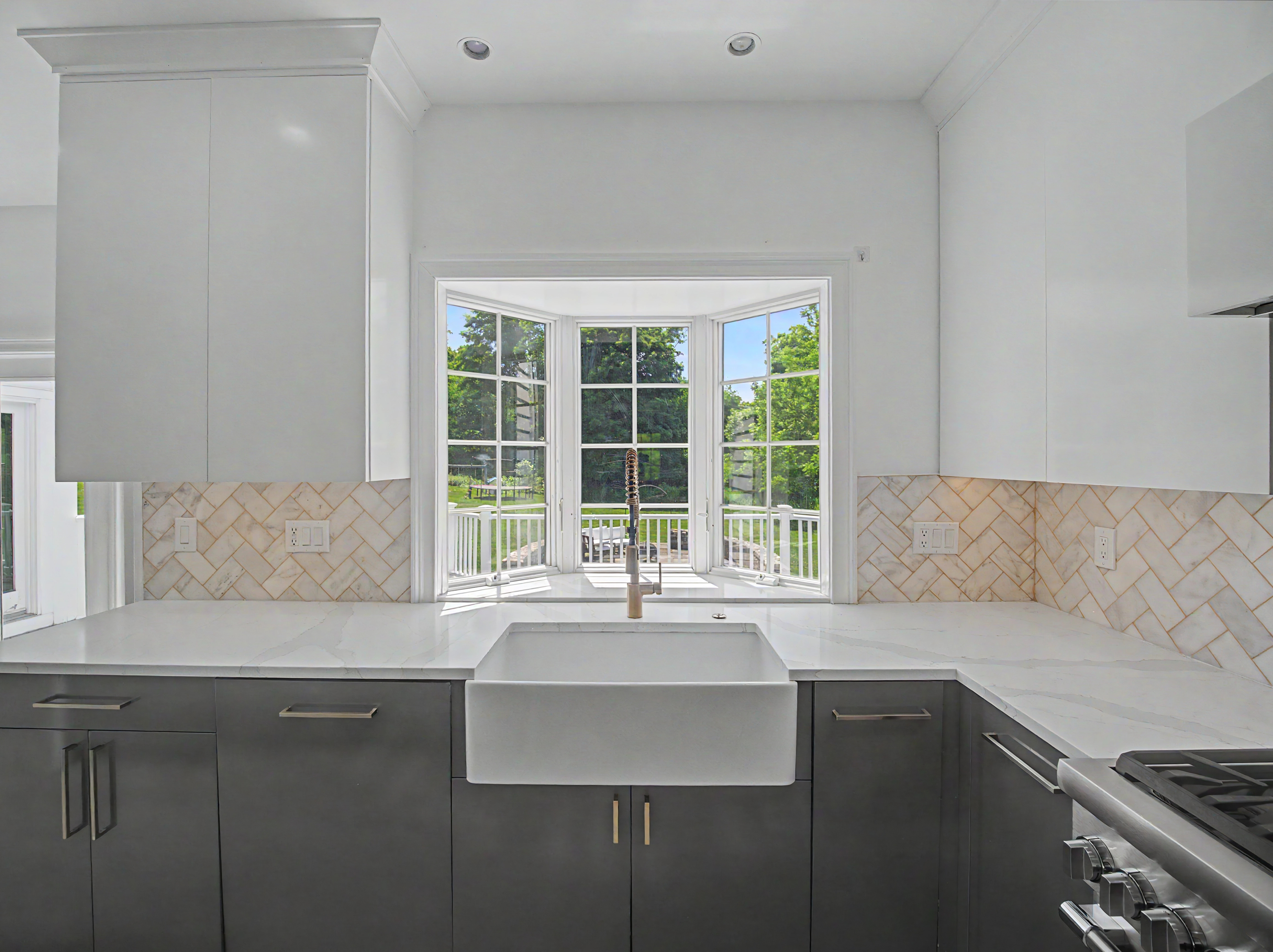Home in Wilton, Connecticut, photographed by Ari Lee