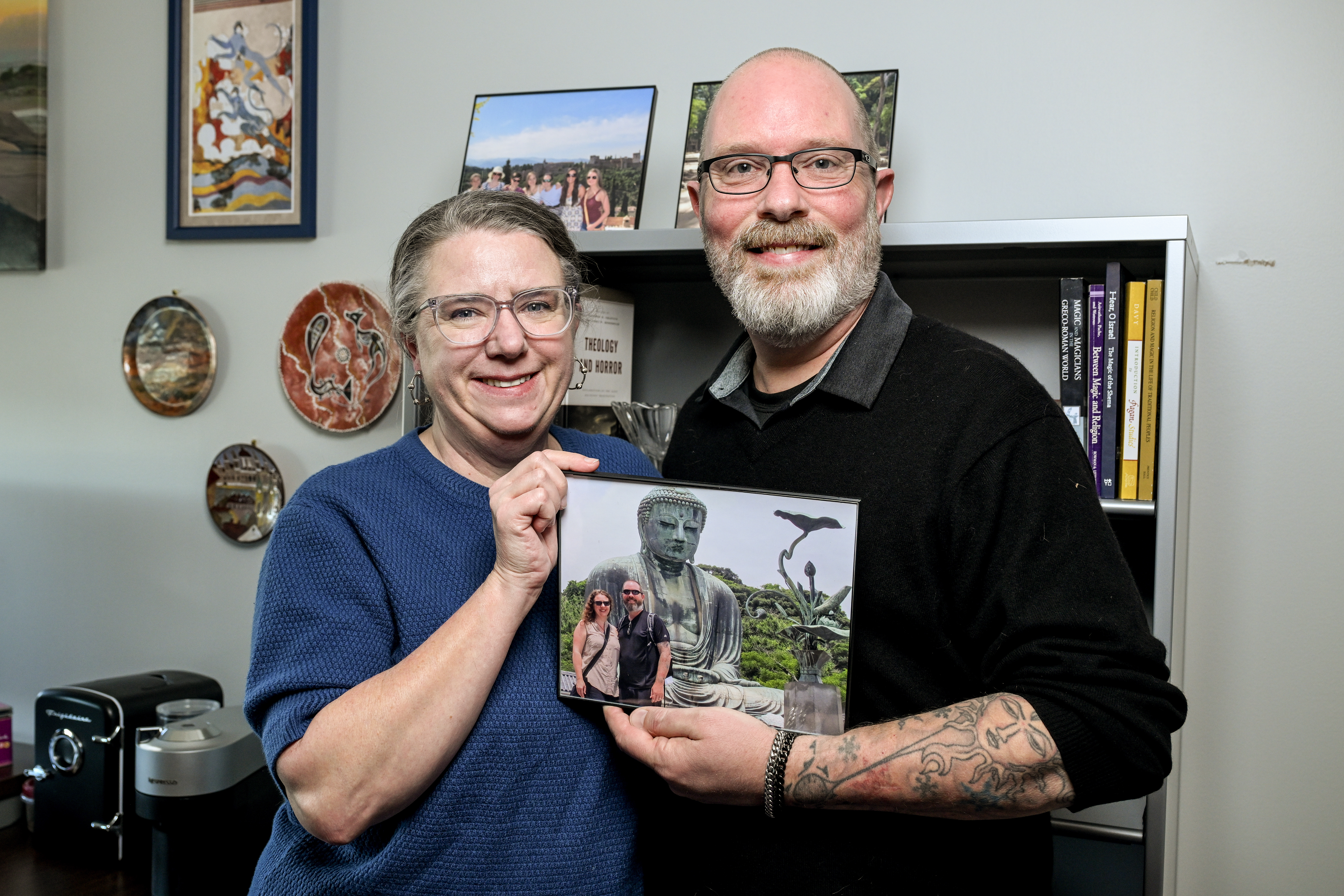 WVU faculty members and husband and wife duo Alyssa Beall and Alex Snow ...