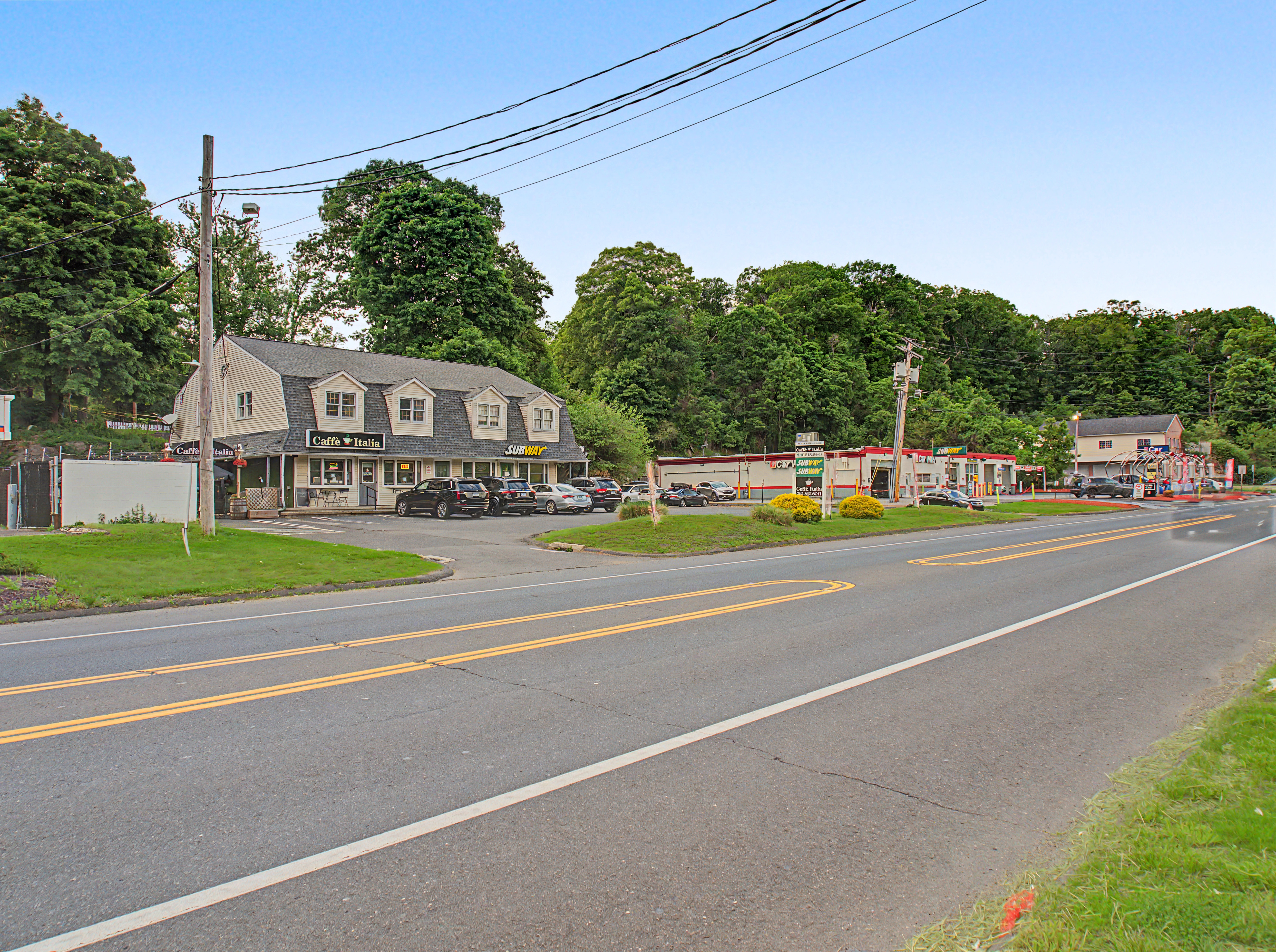 Commercial property in Shelton, Connecticut, photographed by Ari Lee