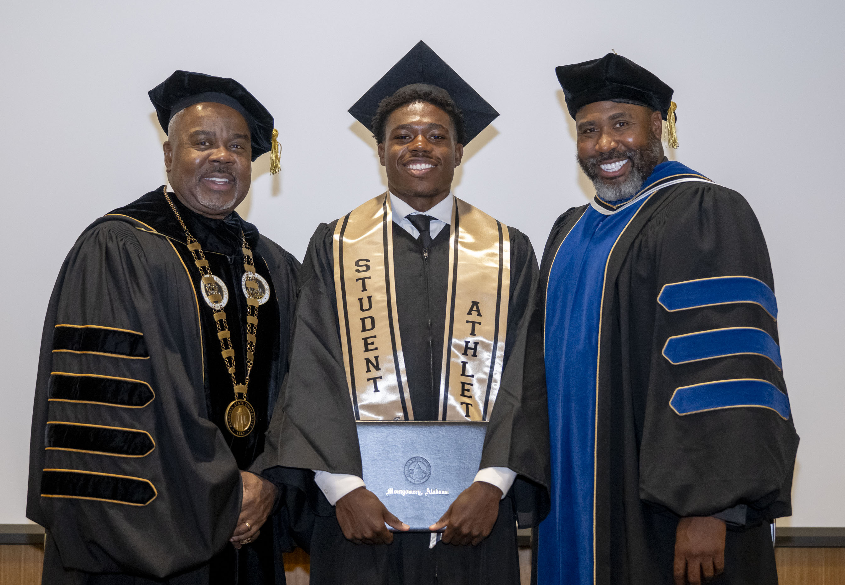 Alabama State University graduating student-athletes are honored during ...