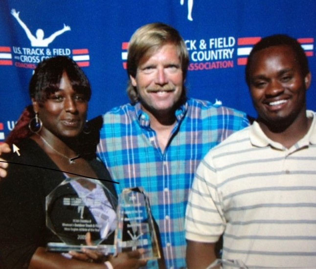April Burton, Collatz and Chris Figures pose in 2005 when Burton and ...