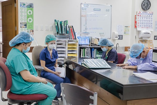 Nurses draw strength to carry out their daily tasks through prayer.