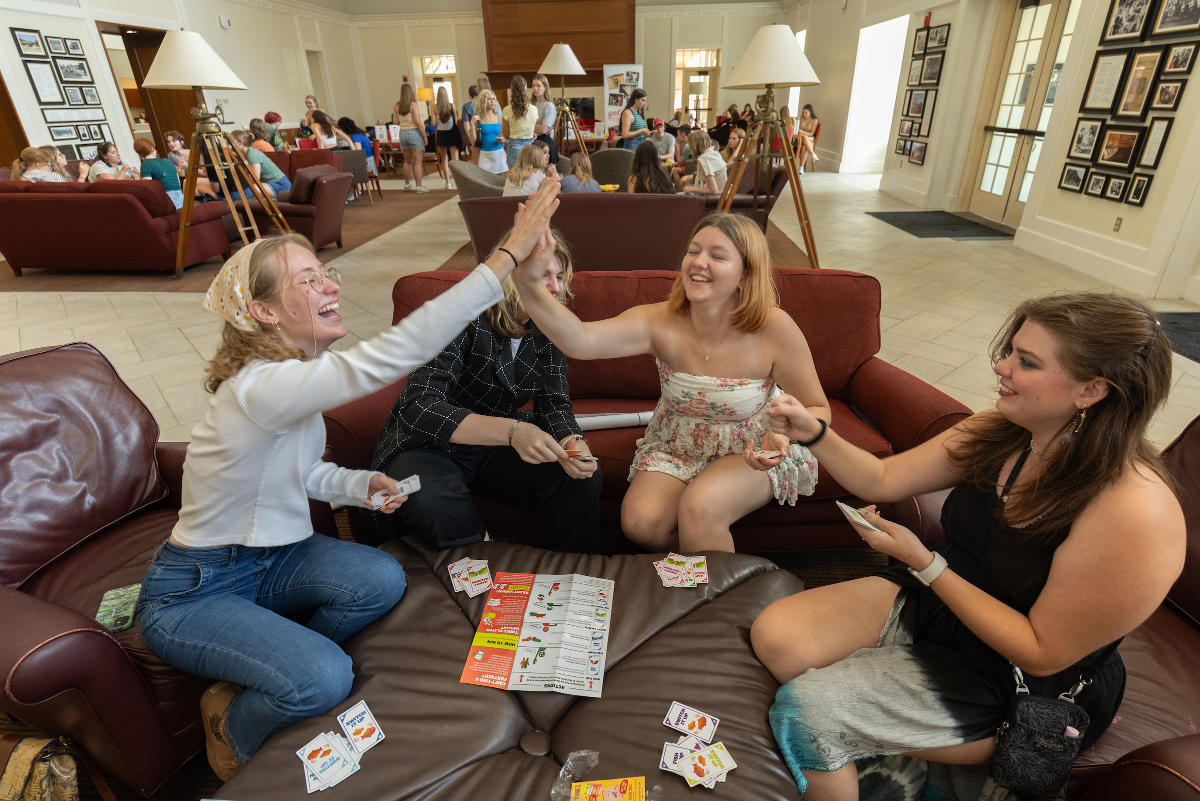 Miami students participate in Welcome Weekend activities.