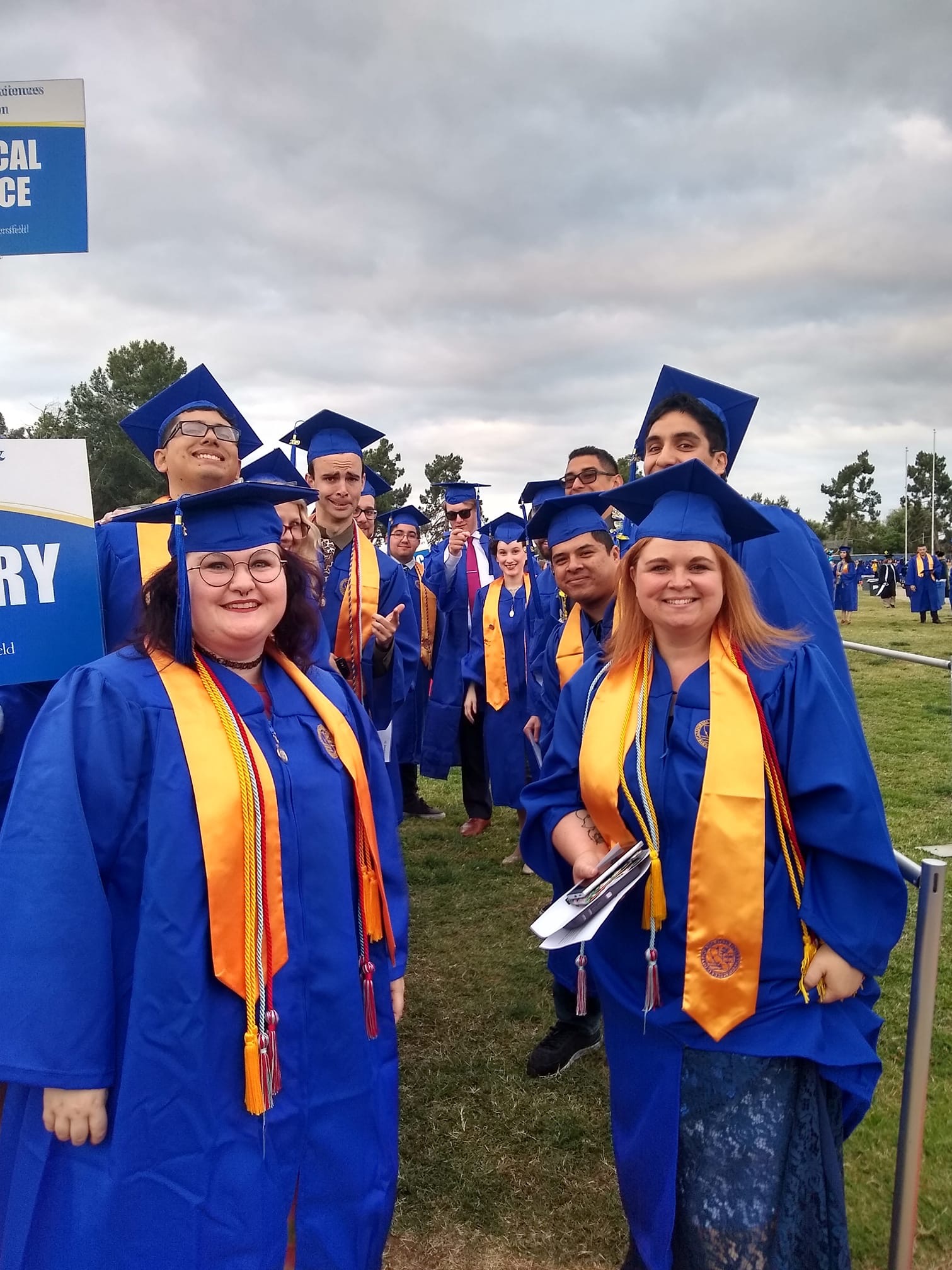 Jennifer Paulsen, right, is shown at her undergraduate commencement ...