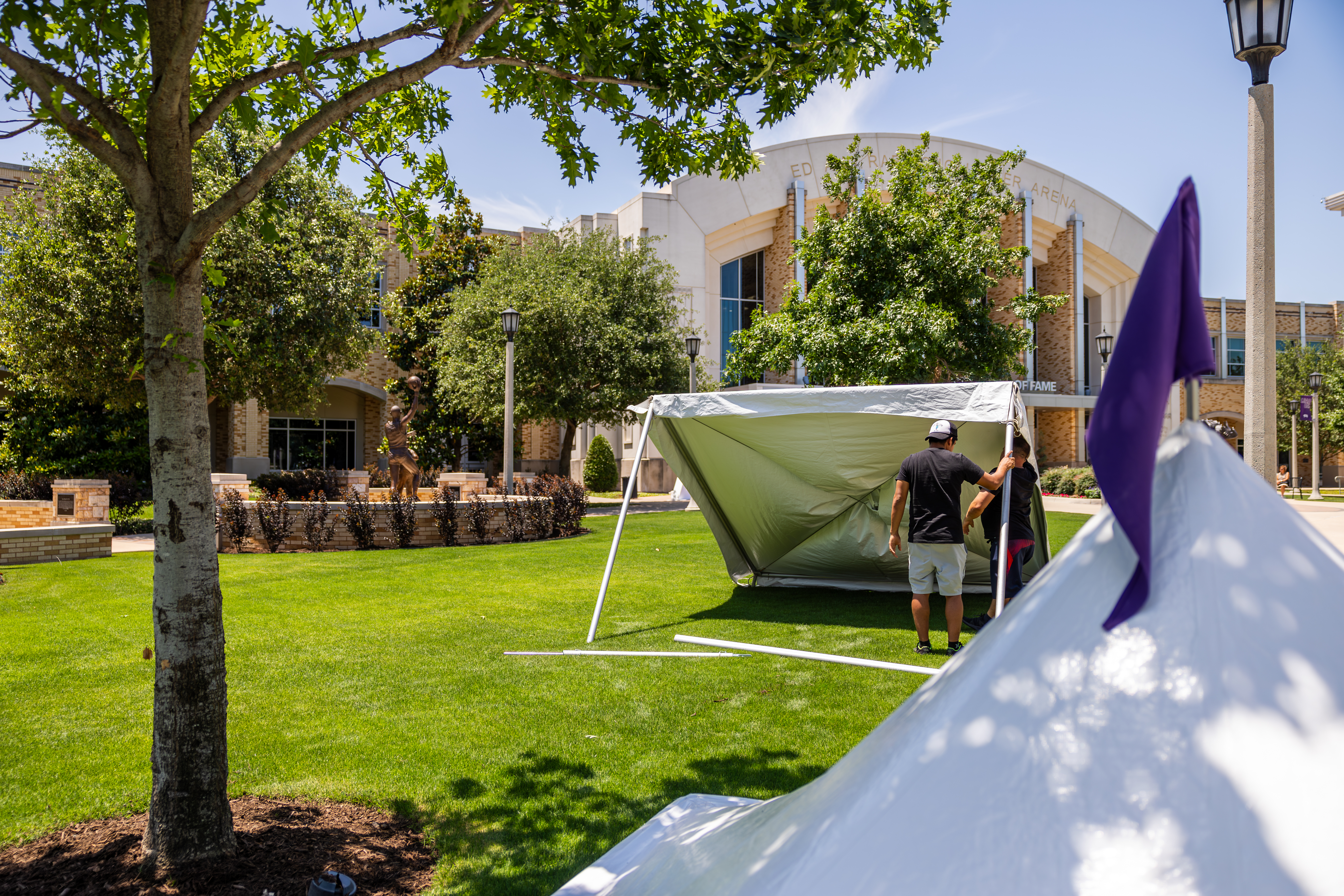 Behind the Scenes at TCU Graduation