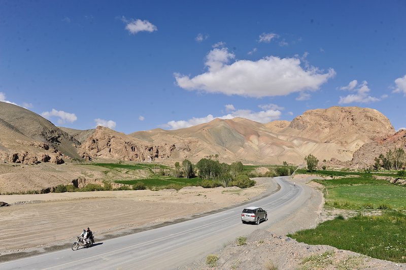 Roads support tourism: the new Bamyan to Yakowlang road means there's good access to the Band Amir National Park.