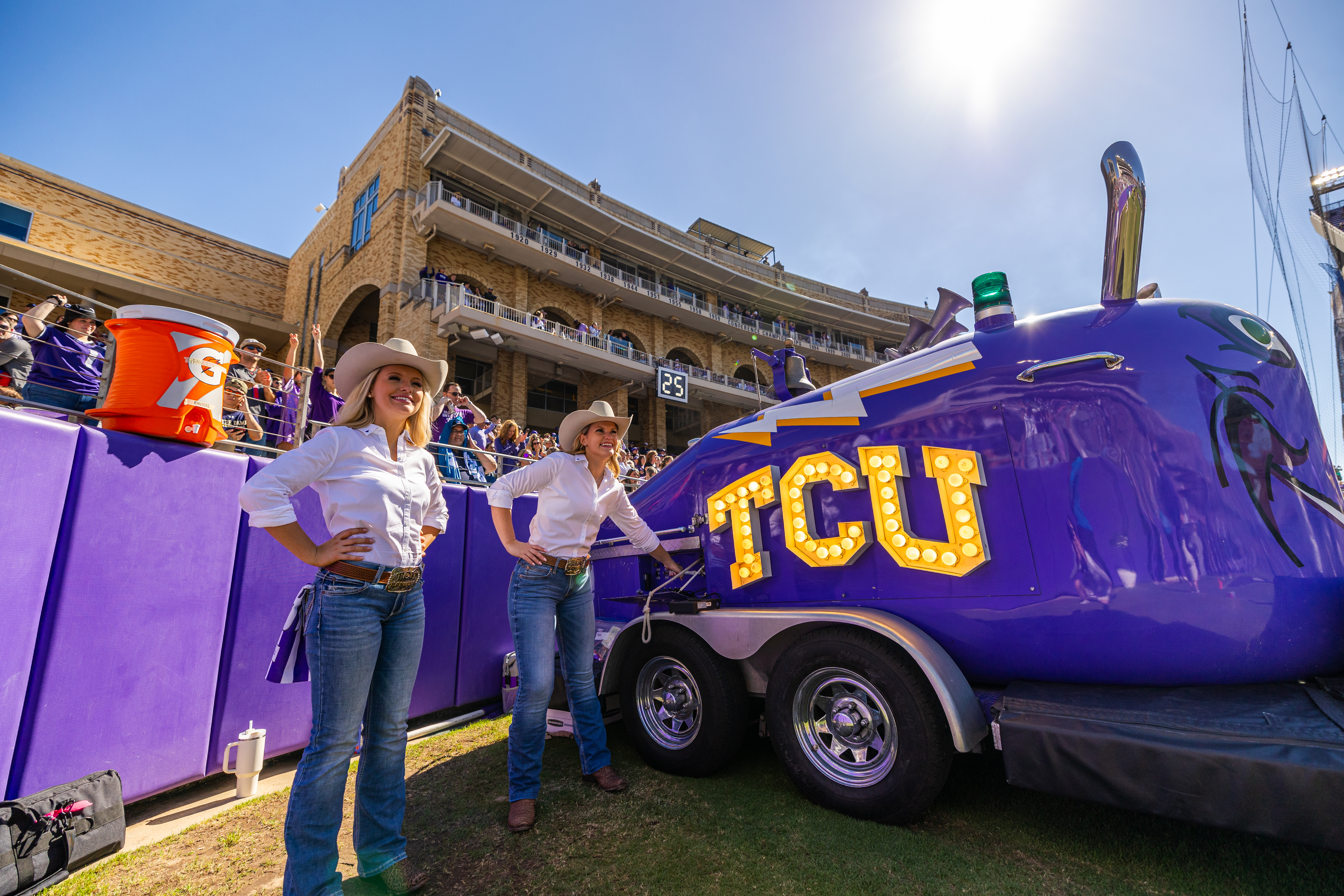 The TCU Rangers represent Fort Worth’s Western heritage and blast the ...