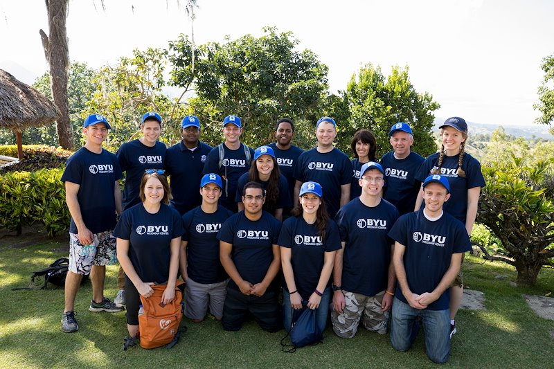 The BYU Study Abroad team. Photo by Jaren Wilkey/BYU