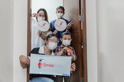 Prince's speech therapy sessions are made possible through our partnership with Smile Train.