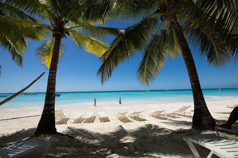 The beach on Saona Island in the Dominican Republic. Photo by Jaren Wilkey/BYU