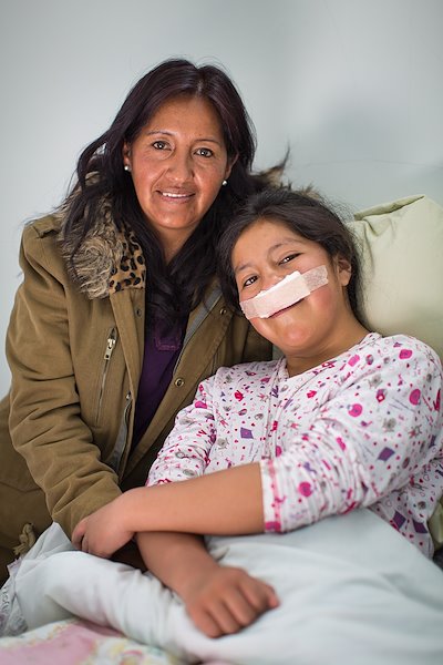 Carmen with her daughter, Daniela.
