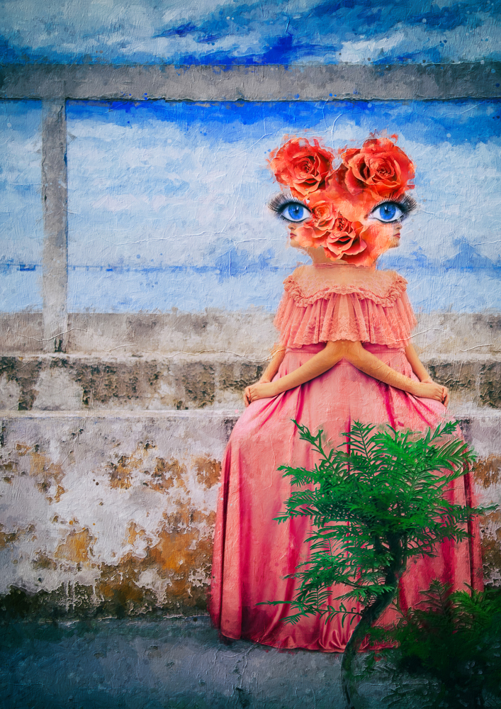 'Flamingo Girl' by Cristina Schek