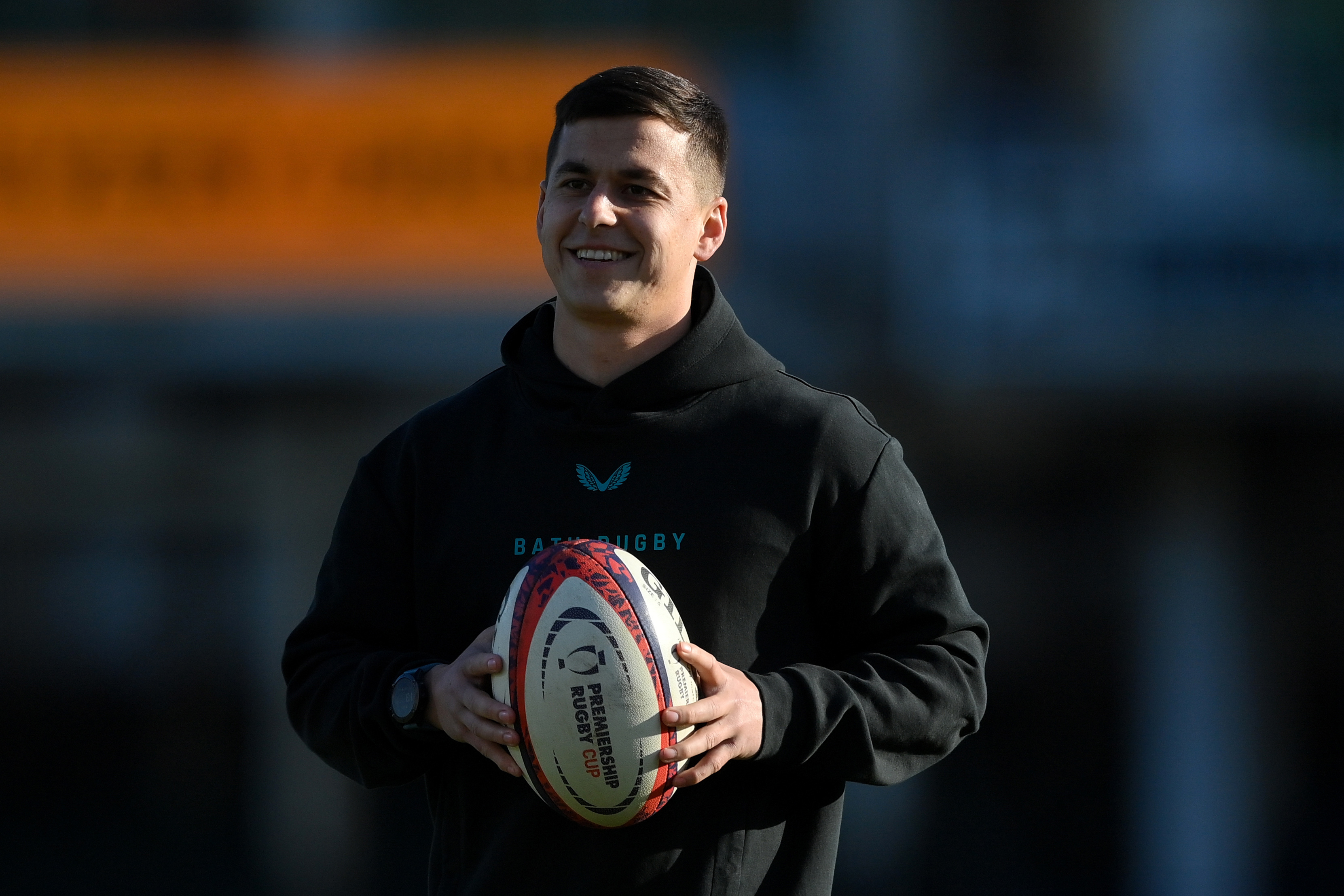 Neil le Roux of Bath Rugby looks on prior to the match. Premiership ...