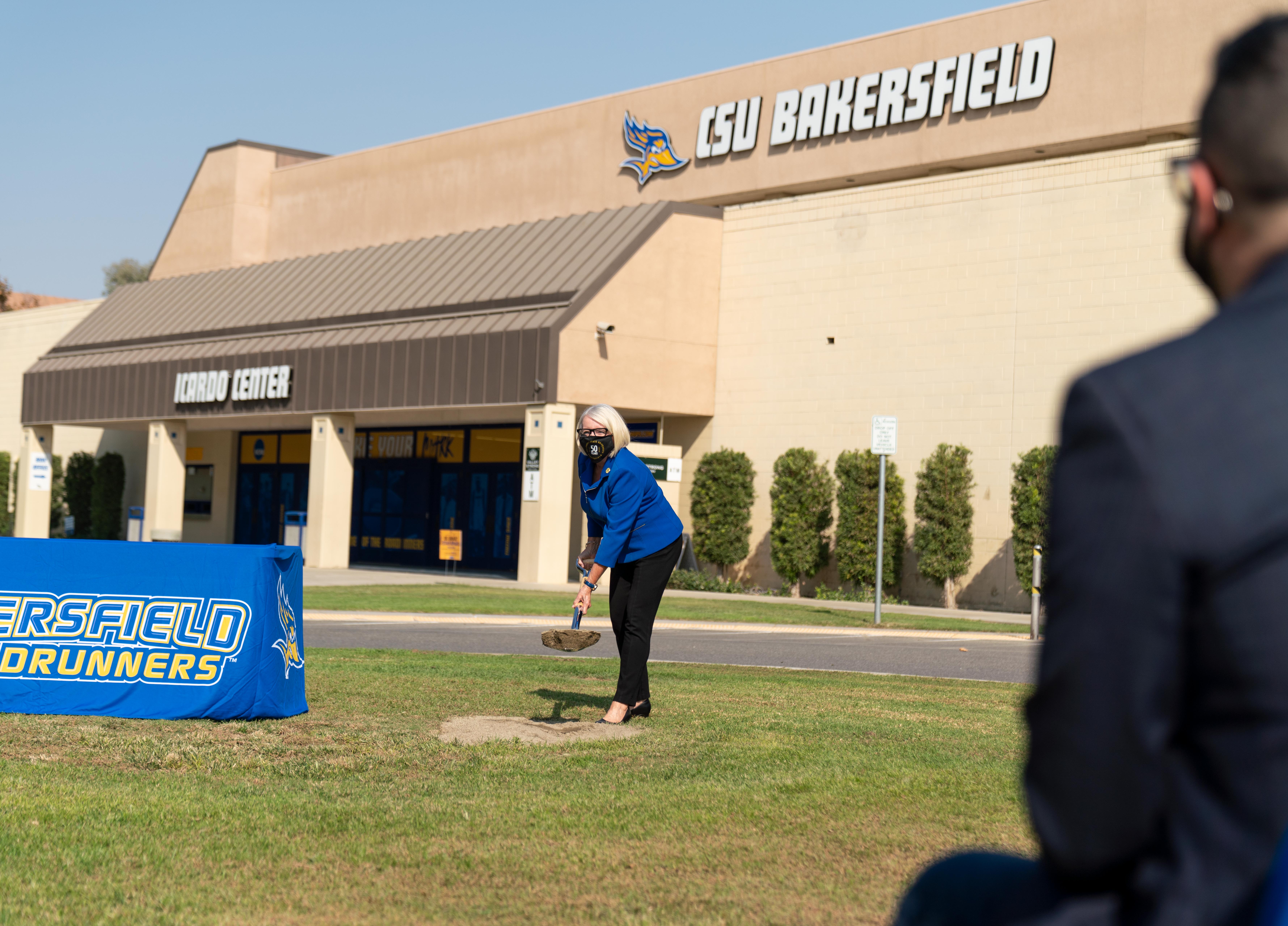 CSUB breaks ground on Hall Family Plaza