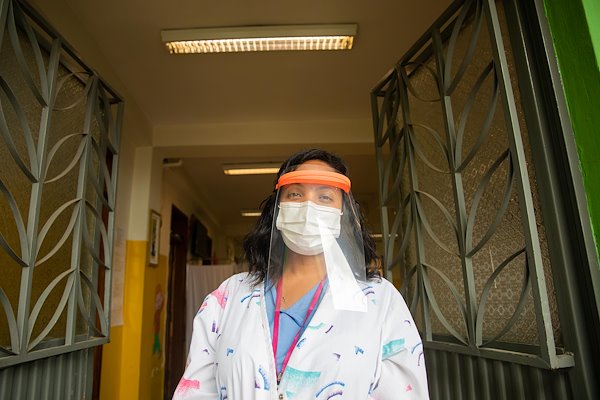 Our clinic nurses are using face shields supplied by COVID Print Oxford who 3D print PPE for frontline workers.