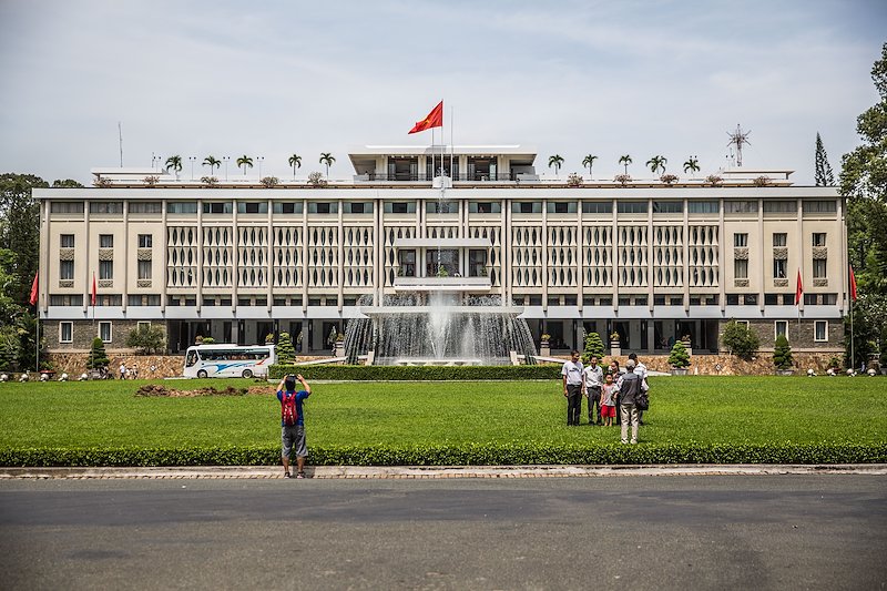 The Ho Chi Minh Reunification Palace.