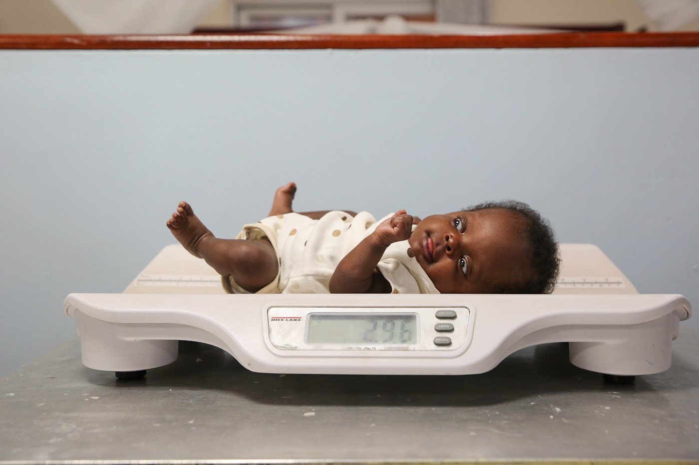 Taking a child's weight is one very important vital, it helps us know how much medicine should be administered.