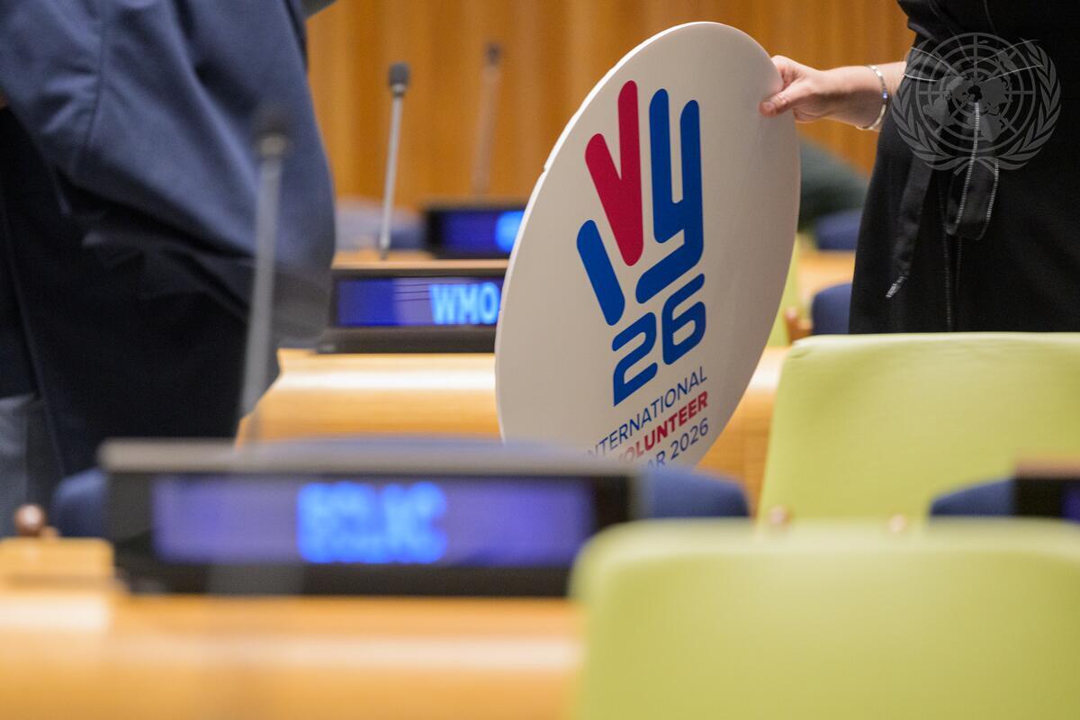 International Volunteer Year 2026 launch at the United Nations