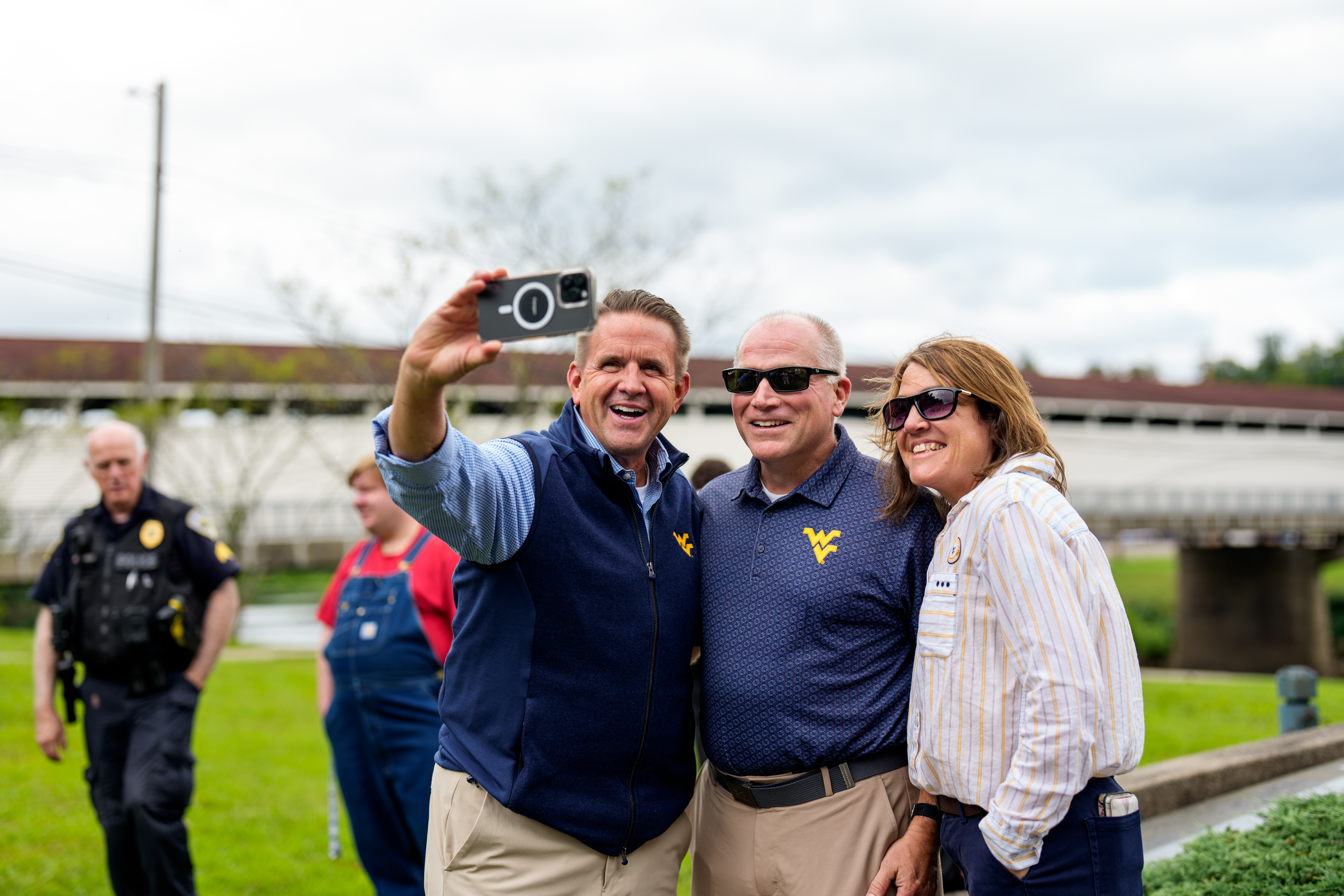 Taking a selfie with Chris Derico and Gabrielle Rhodes
