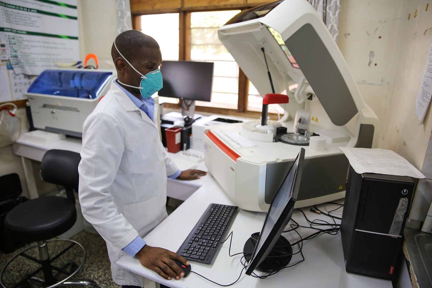 "Thank God for the advancement in technology, our works have become a lot easier," Sam (CURE lab technician)