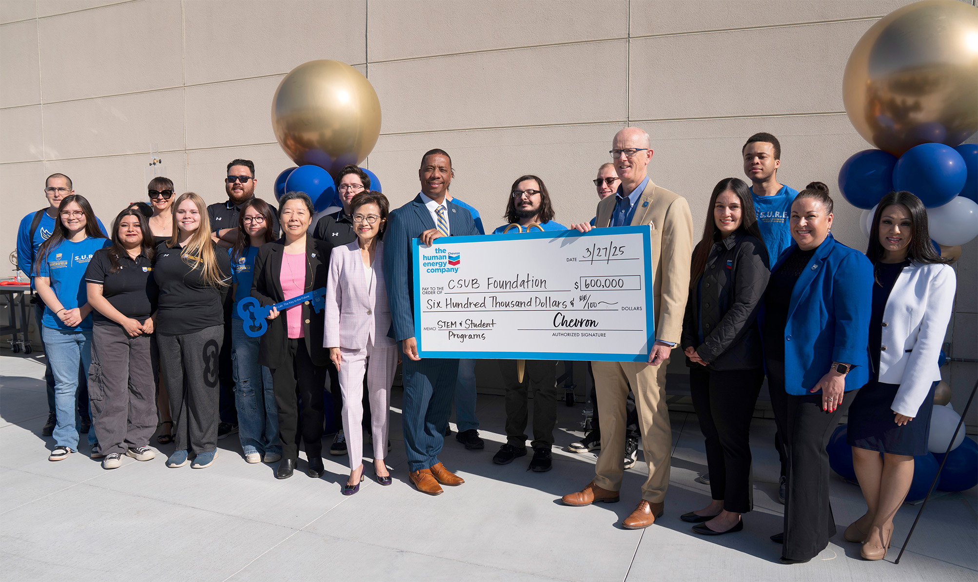 During Thursday's ribbon-cutting ceremony, CSUB celebrated receiving a ...