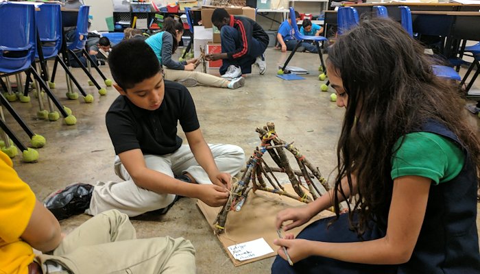 Read KA Tigers Build Survival Shelter, Connected to Outdoor Learning! by Knowledge Academies, Inc.