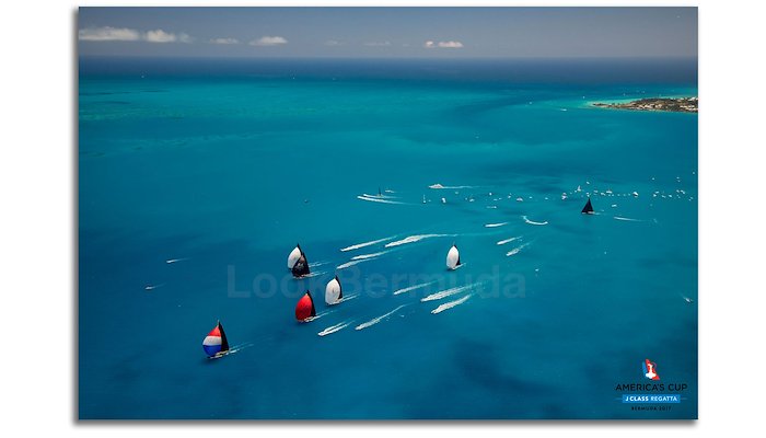Read America's Cup from 2000ft by LookBermuda