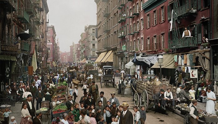 Read Mulberry Street, New York (1900) by Jordan Lloyd